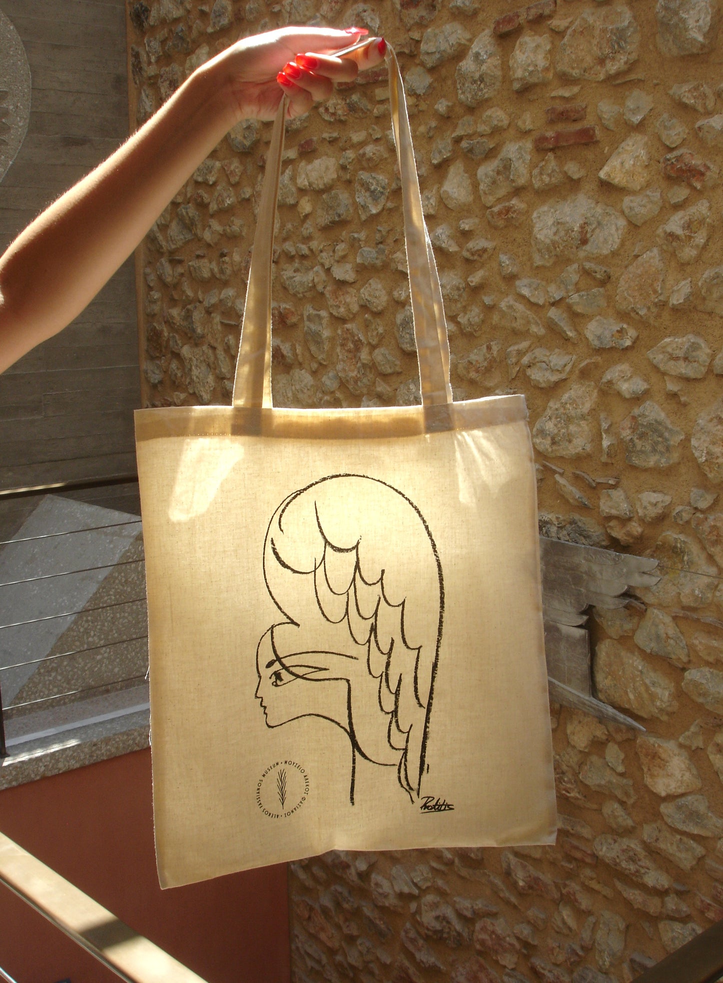 Limited Edition Tote Bag - Panos Profitis "Fluttering of the Line"