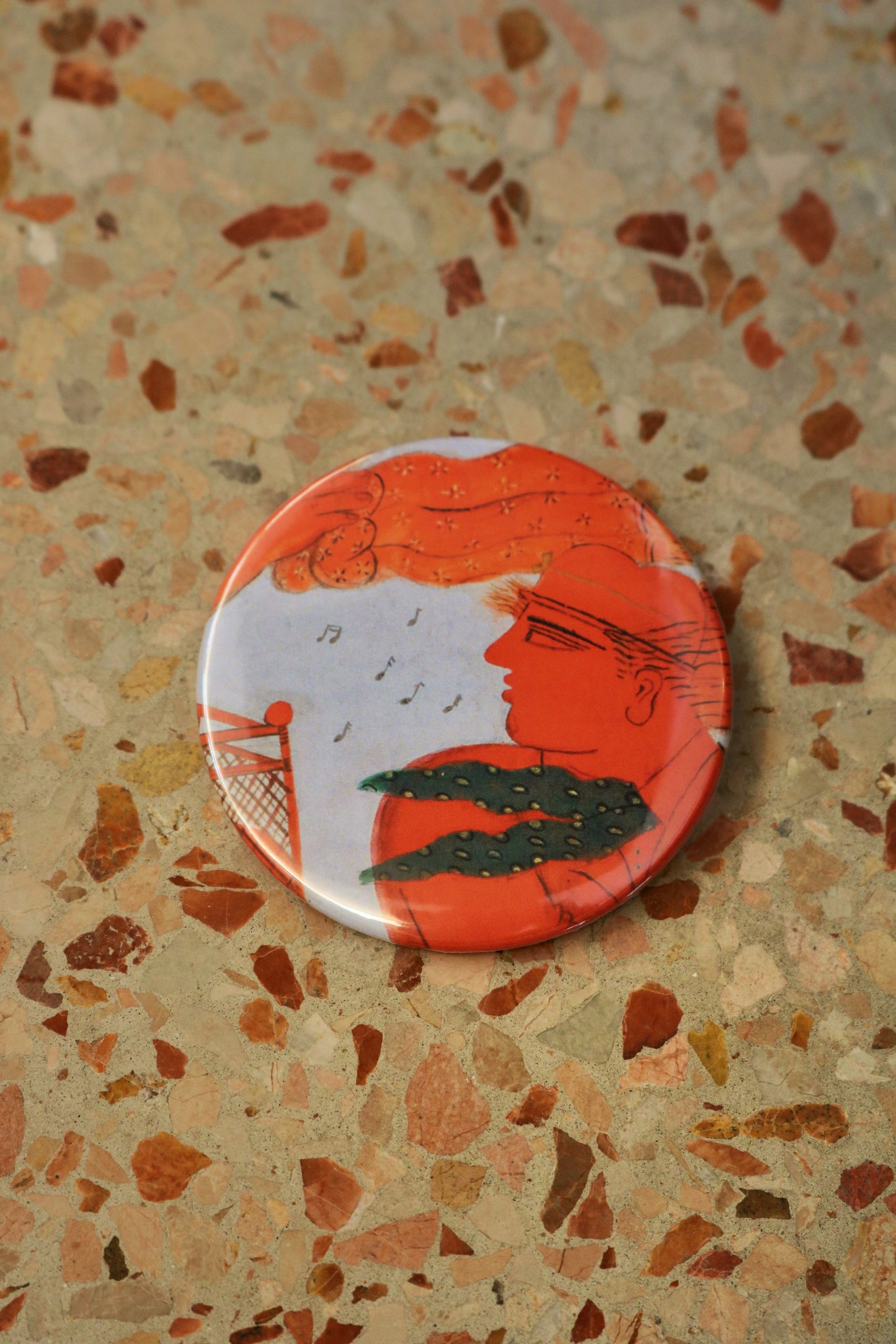 Pins with artworks of Alekos Fassianos