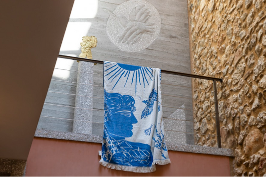 Beach Towel- "And suddenly the sun seemed far away"