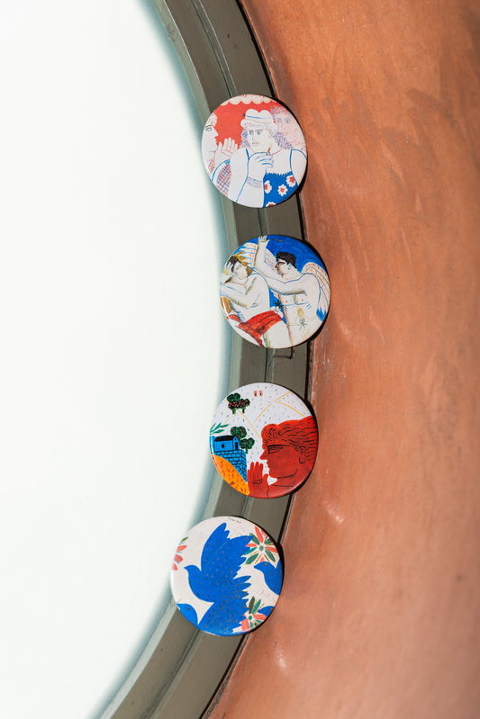 Magnets with artworks of Alekos Fassianos