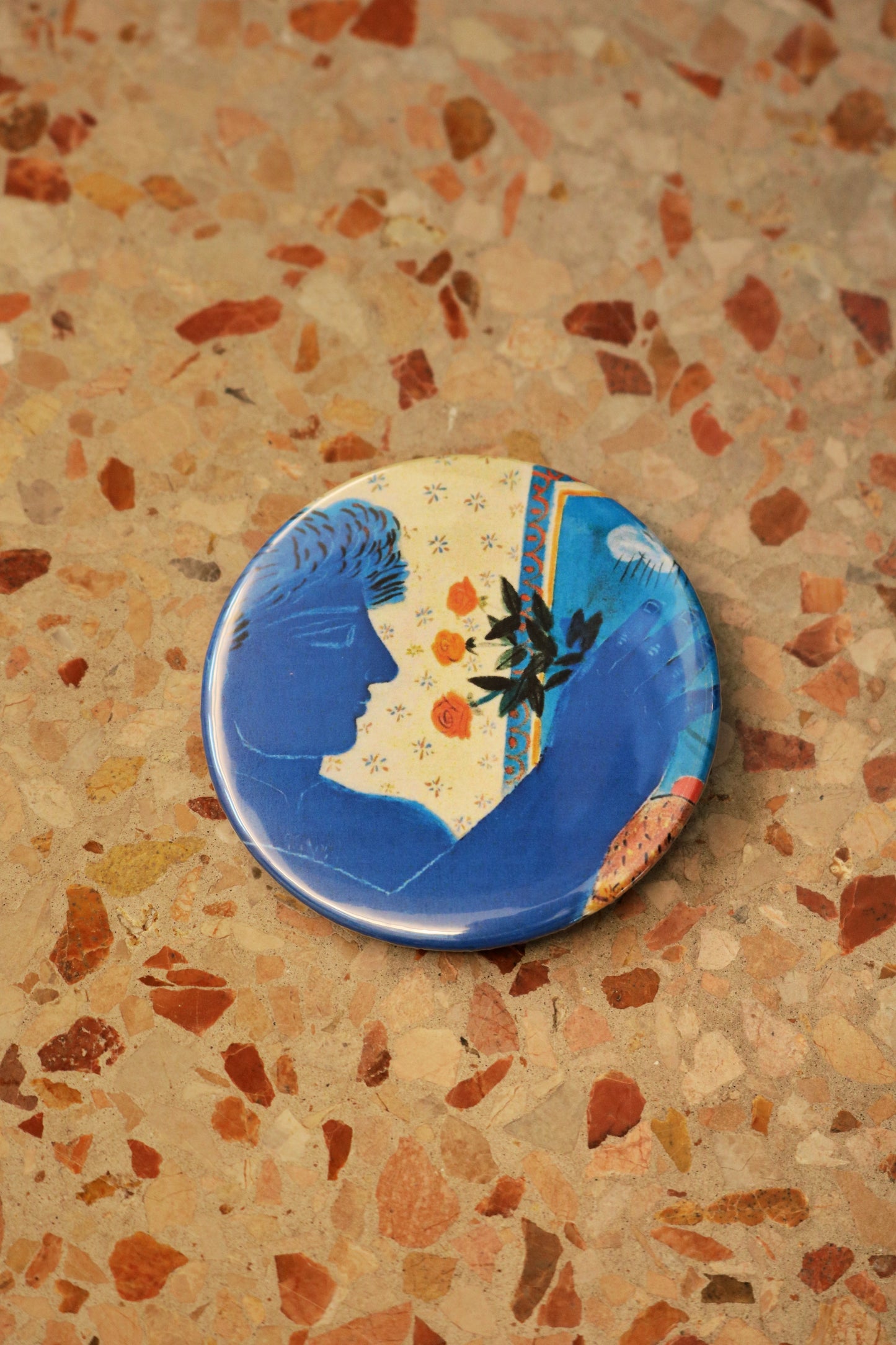 Pins with artworks of Alekos Fassianos