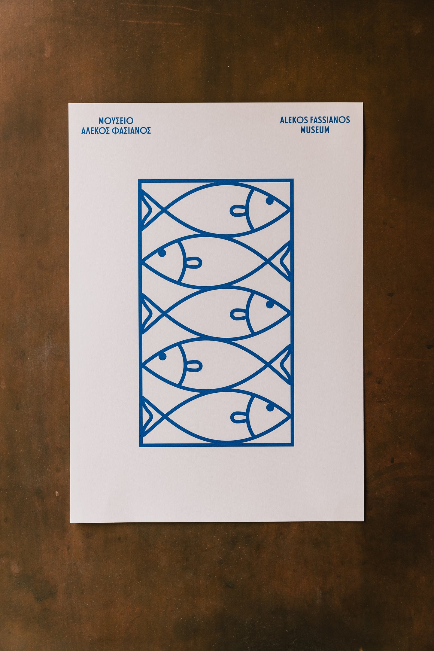 Poster - Blue fish