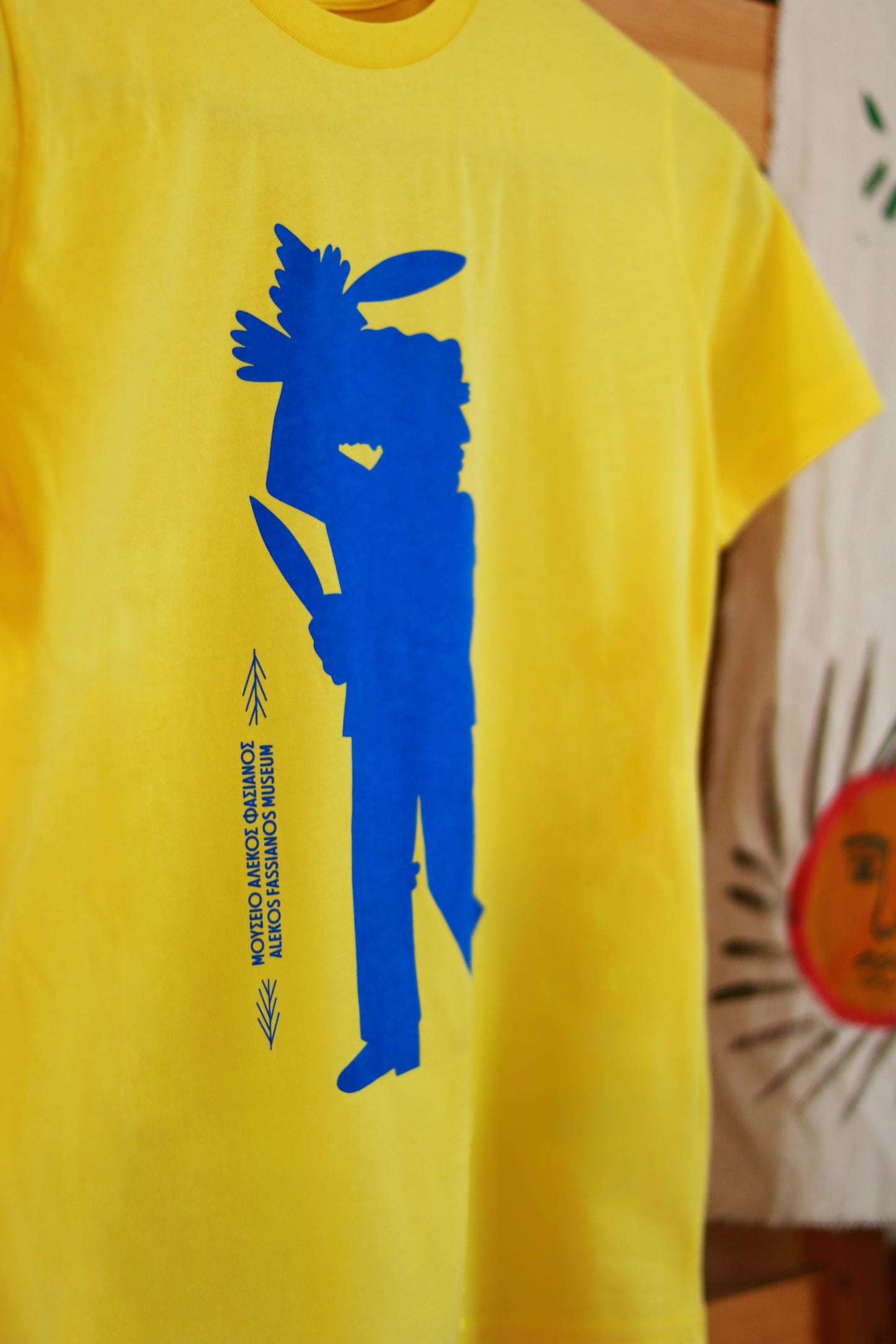 Limited Edition Kids T-Shirt - Yellow with blue figure